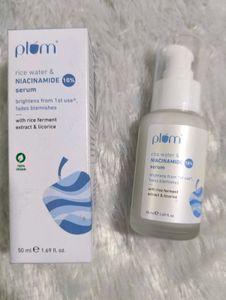 Plum Rice Water & Niacinamide Serum