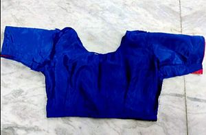 Neavy Blue Poly silk Blouse