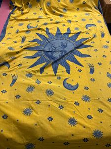 Sun and Star Single Bedsheet