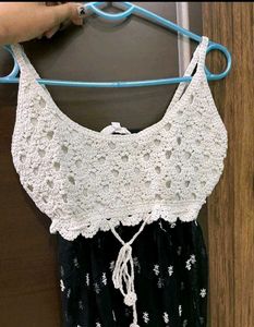 Crochet Detail Dress
