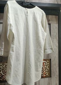White Long Top/Short Kurti|₹30 Off On Delivery