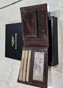 WILD HUNTER LEATHER WALLET ( COFFEE CRUNCH )