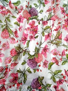 🌺Pink Floral Long Frock 🌺