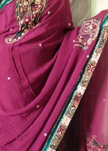 Beautiful Heavy Work Saree🎀