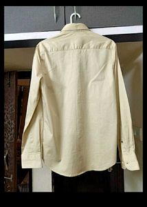 LAST PRICE RARE RABBIT Beige Regular Fit Shirt