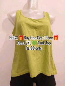 BOGO🎁Buy One Get 1 Free🎁Size L/XL💚 Tank Top