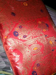 Yellow Saree With Red Border