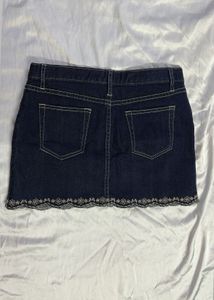 Denim Mini Skirt