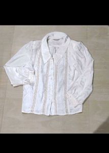 Vintage White shirt - slik stain