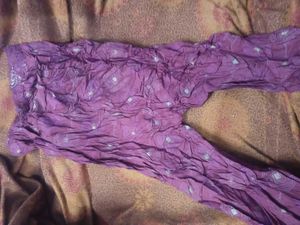 Maroon Bandhani Kurta set