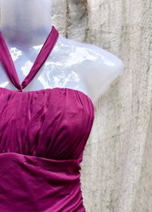 Elegant Purple Party Dress