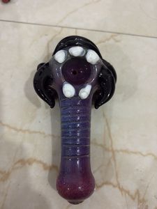 Blue Hookah And Glass Smoking Pipe