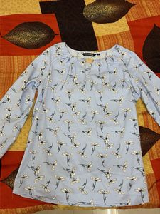 Floral Print Long Sleeve Top