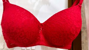 Red Bra And long Rob