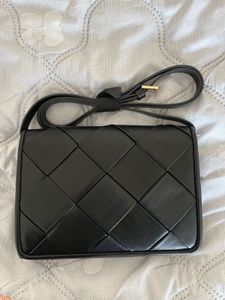 Black h&amp;m Woven Crossbody Bag