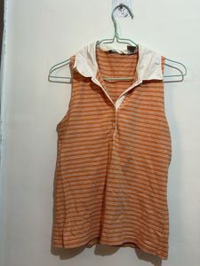Striped Sleeveless Top