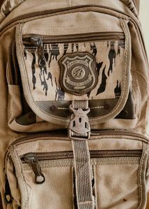 Backpack Stunning With Detailed Rows