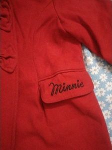 Minnie Mouse Red Hooded Coat