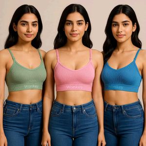 Women Non Padded Sports Bra..