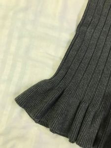 Stretchy Ribbed Mini Skirt Waist 26-30