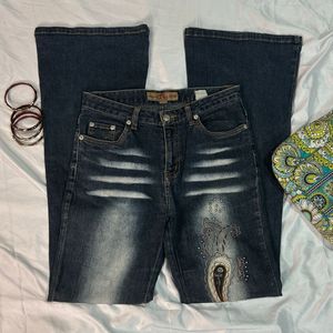 Vintage Embroidery Jeans