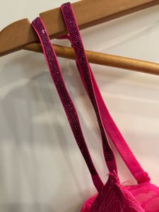 Hot Pink Bra Set
