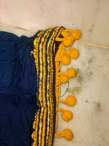 Embroidered Mirror-Work Cape