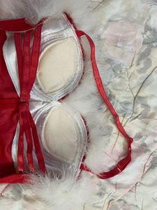 Red Furr Corset