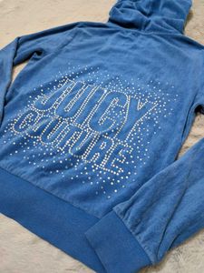 🔥🫦Y2K Juicy couture  Velour Zip-Up Hood💅