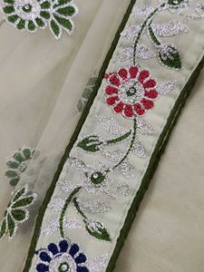 Light Green Lehenga With Beautiful Embroidery