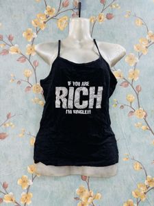 Graphic Slogan Tank Top