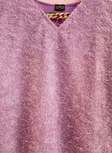 Faux Fur Pullover