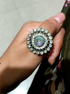 Silver Stone Ring