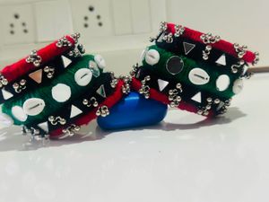 Colorful Embroidered Bangles