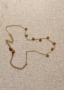 Gold-Plated Chain With Small Pendents