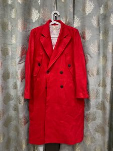 Korean Red Coat For Any Occasion