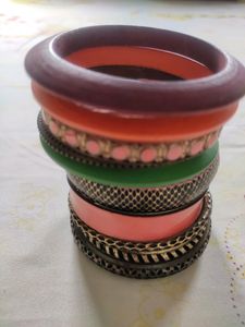 Multicolour Bangles For Cute Chic Boho Look
