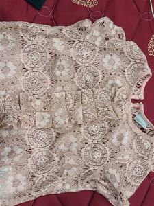 Lace Top with Ruffles