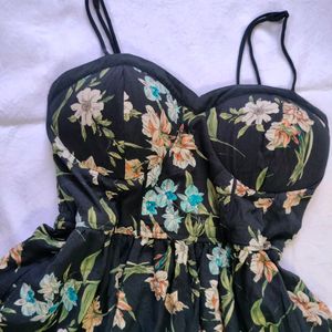 Floral Padded Dress