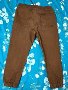 Brown Casual Joggers