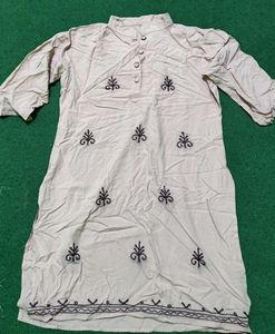 Embroidered Tunic Dress