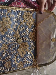 Fully Embroidery Sling Bag
