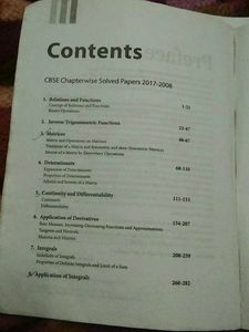 Cbse Class 12 Mathematics 10 year Chapterwise Book