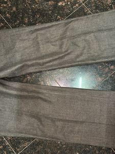 Gray Flared Pants