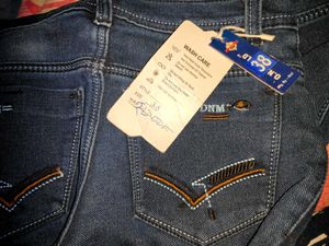 Dark Blue Denim Jeans