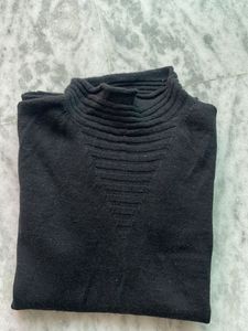 Classic Black Turtleneck Sweater