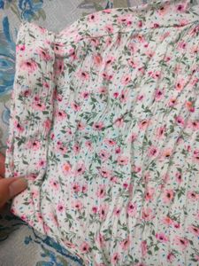 Floral Crumbled Shirt🌷