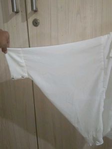 White Short Sleeve Blouse