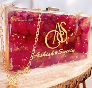 Real Flower Preservation Clutch