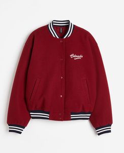 Burgundy Colorado Varsity Jacket